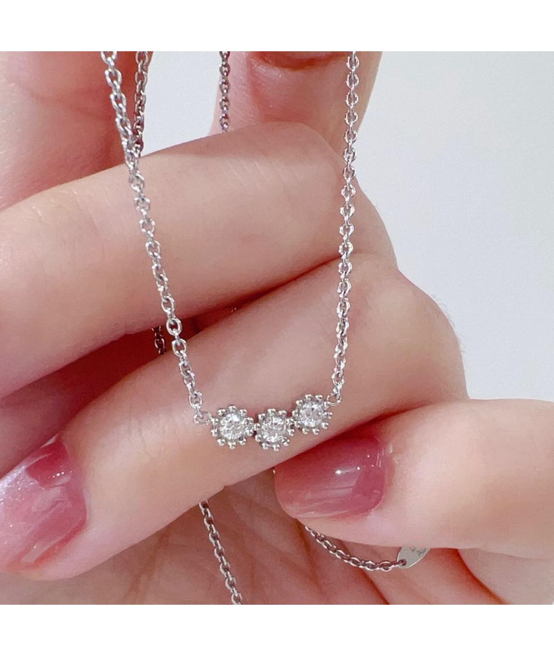 CHRISTIAN DIOR Белое колье из белого золота, фото 4