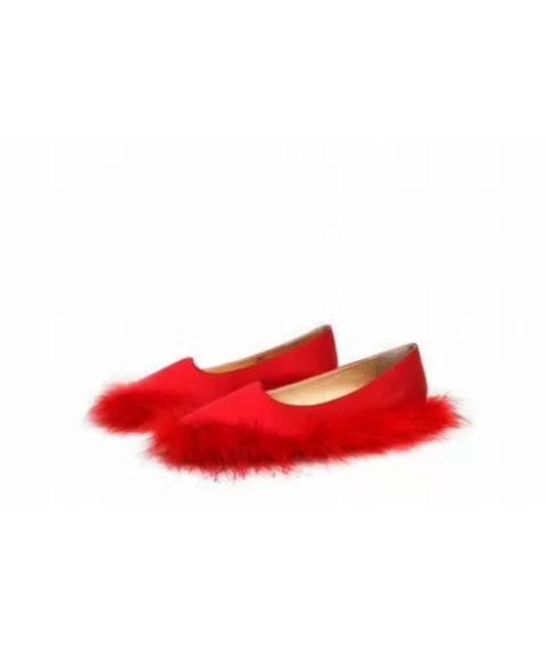 SIMONE ROCHA Красные балетки, фото 3