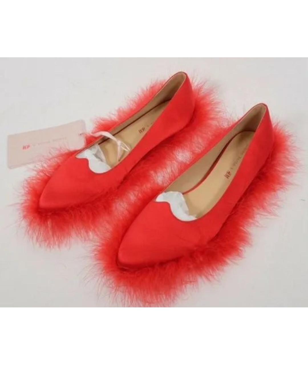 SIMONE ROCHA Красные балетки, фото 5