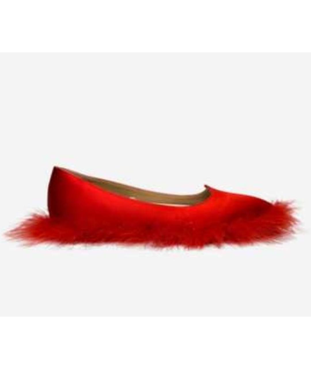 SIMONE ROCHA Красные балетки, фото 10