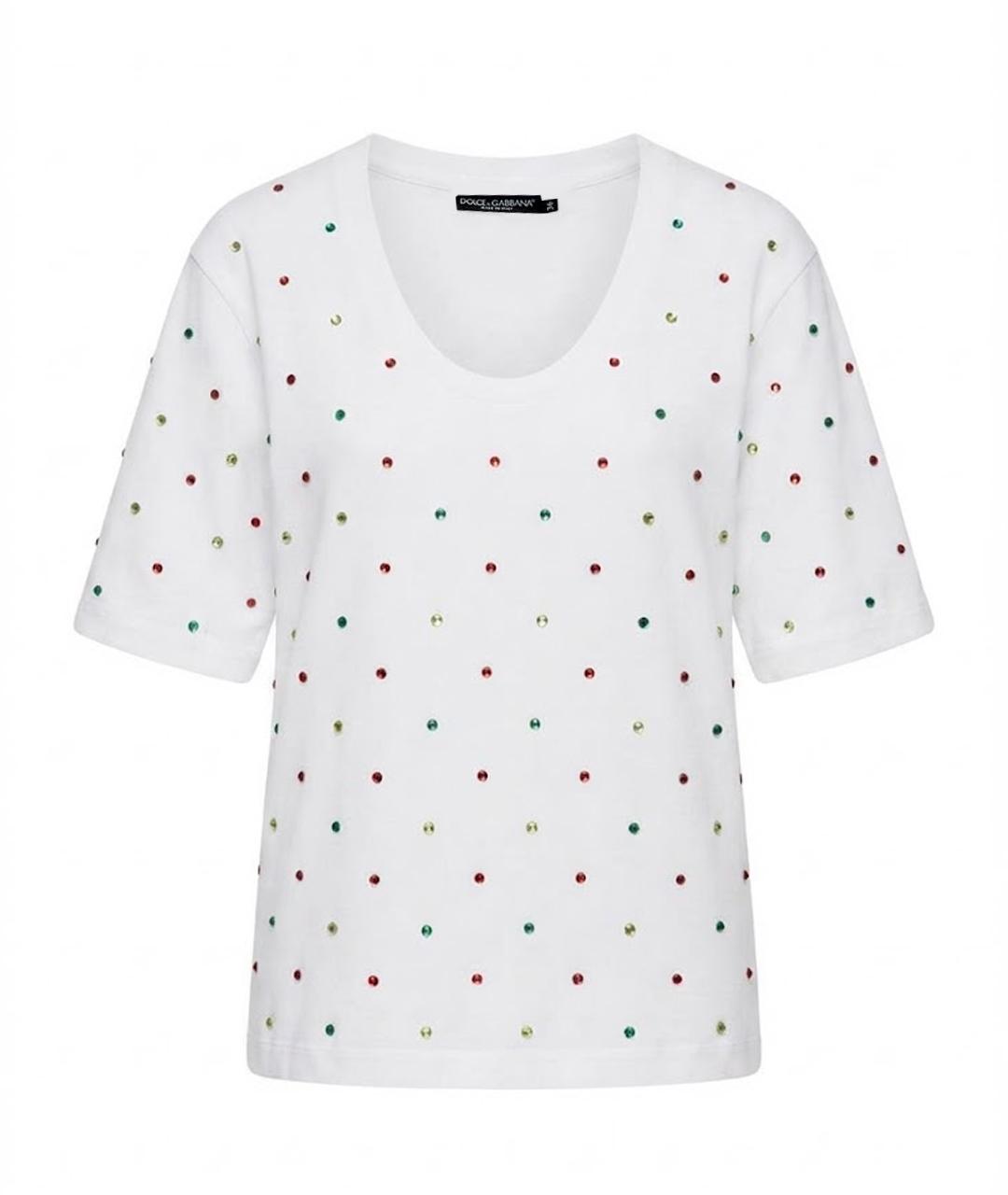 DOLCE&GABBANA Белая футболка, фото 1
