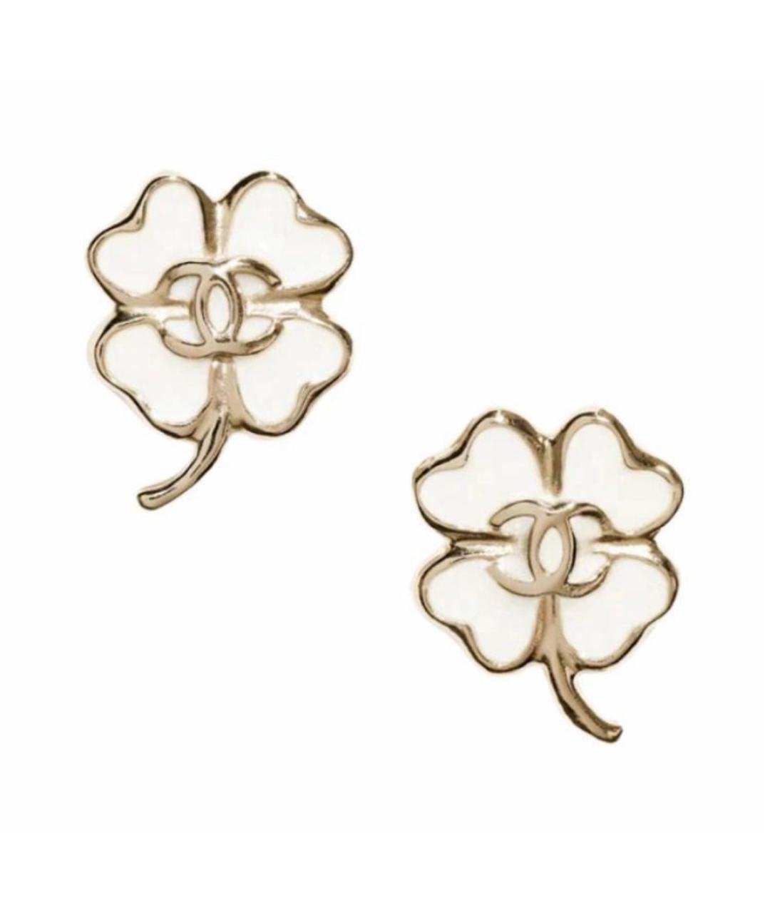 CHANEL Золотые серьги, фото 1