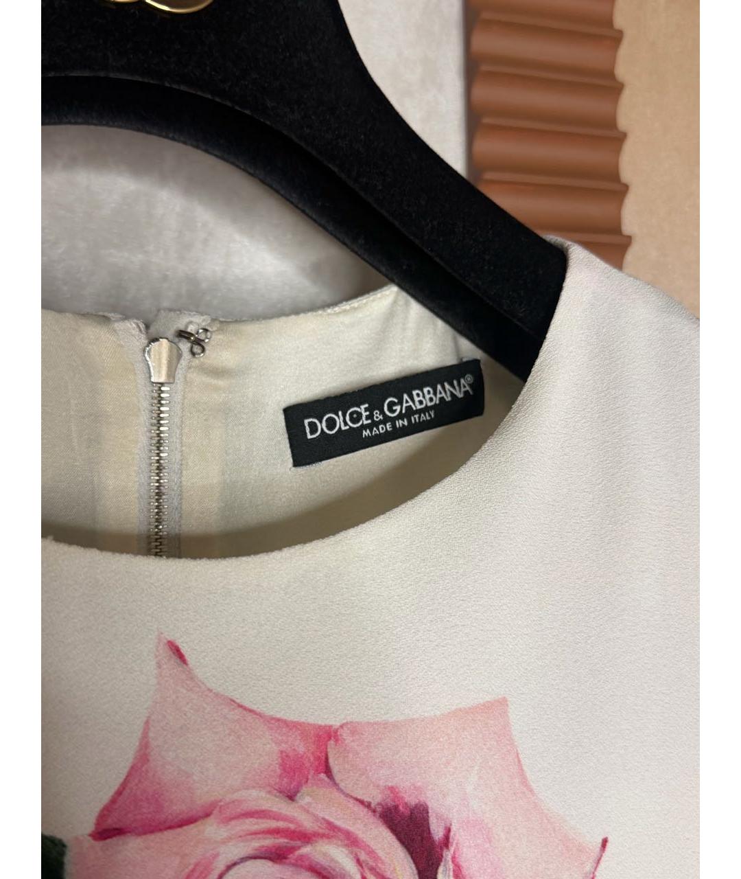 DOLCE&GABBANA Черное шелковое коктейльное платье, фото 5
