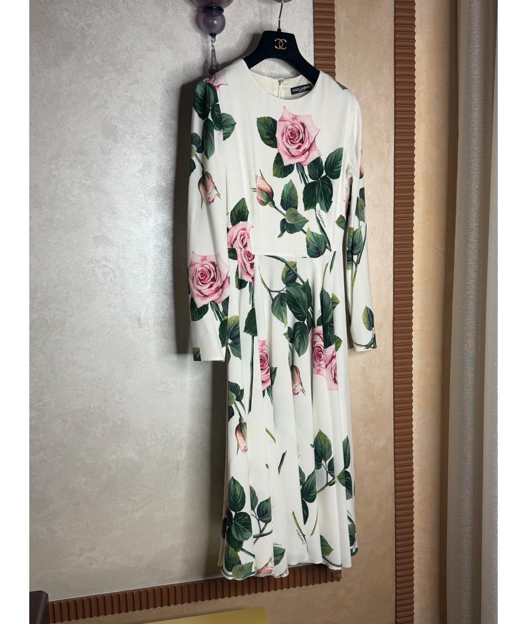 DOLCE&GABBANA Черное шелковое коктейльное платье, фото 7
