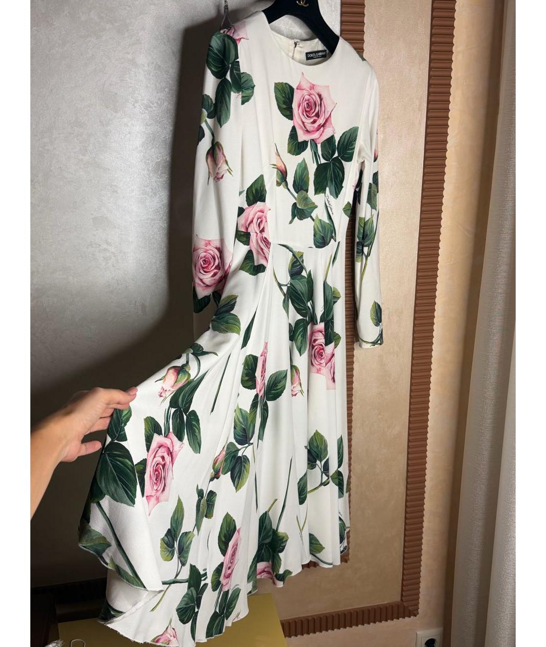 DOLCE&GABBANA Черное шелковое коктейльное платье, фото 6