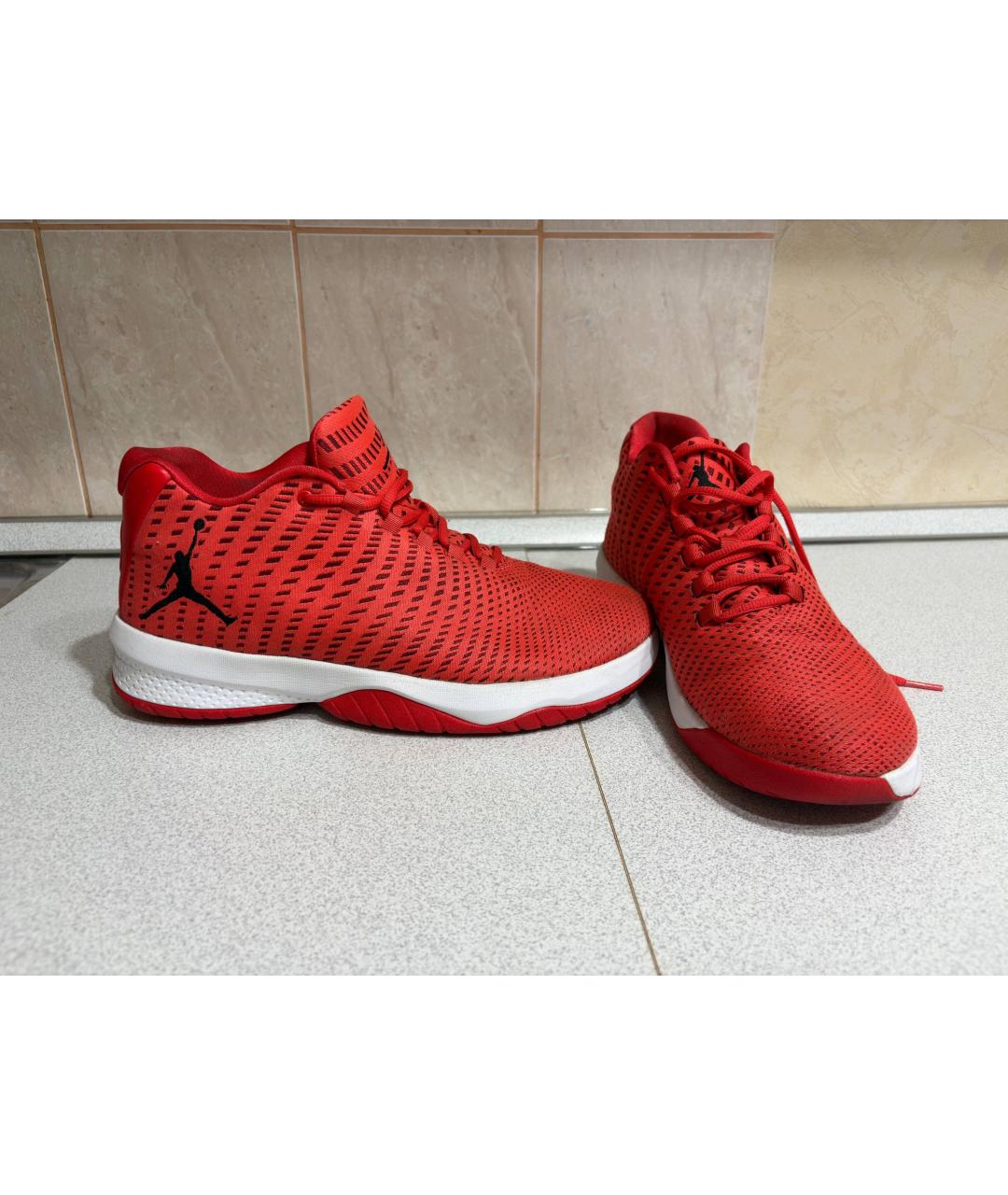 NIKE Красные высокие кроссовки / кеды, фото 6