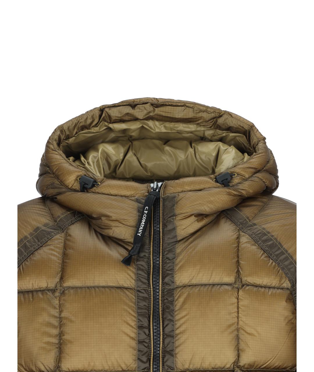 CP COMPANY Зеленый полиамидовый пуховик, фото 4