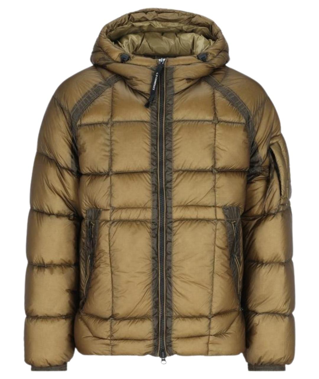 CP COMPANY Зеленый полиамидовый пуховик, фото 1