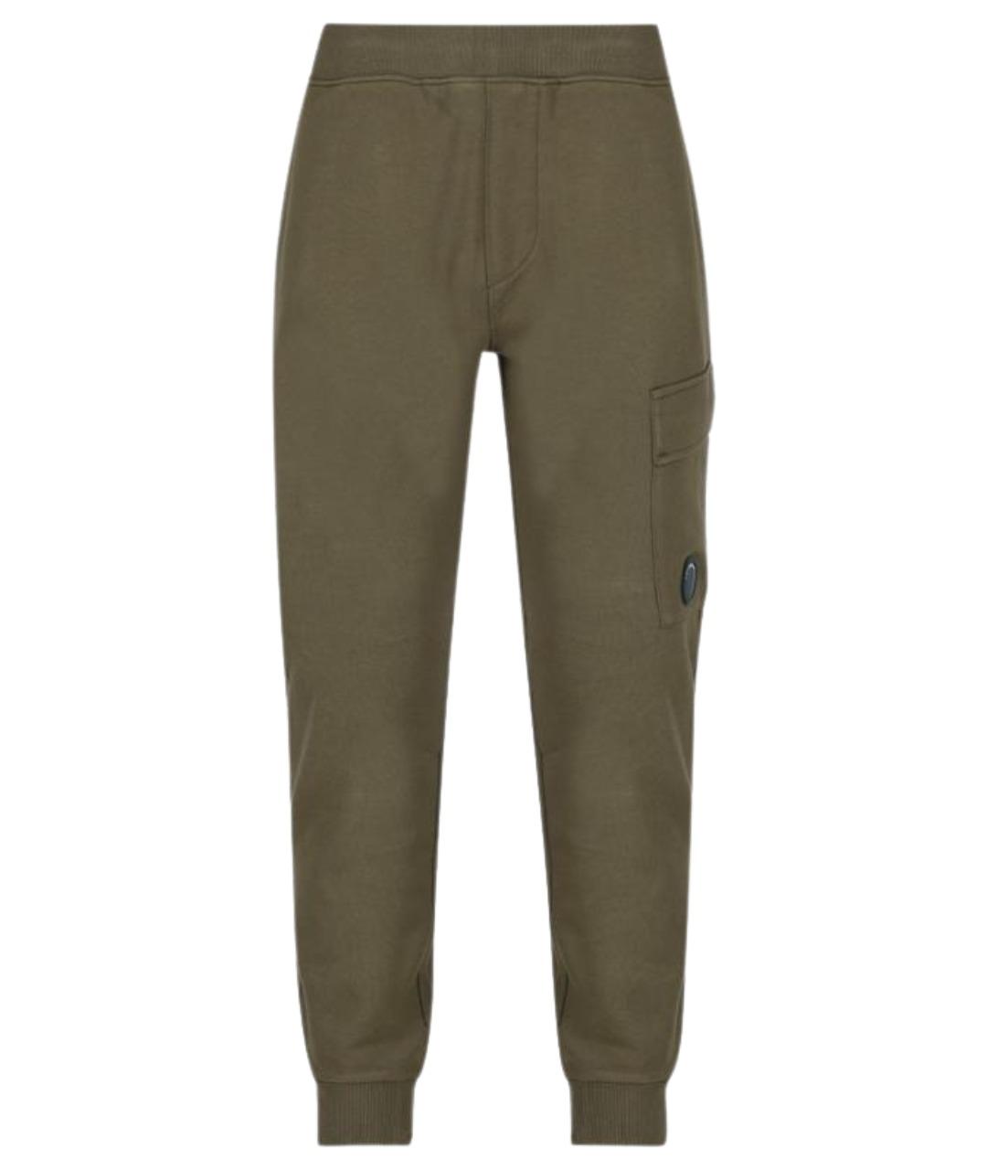 CP COMPANY Зеленые хлопковые повседневные брюки, фото 1