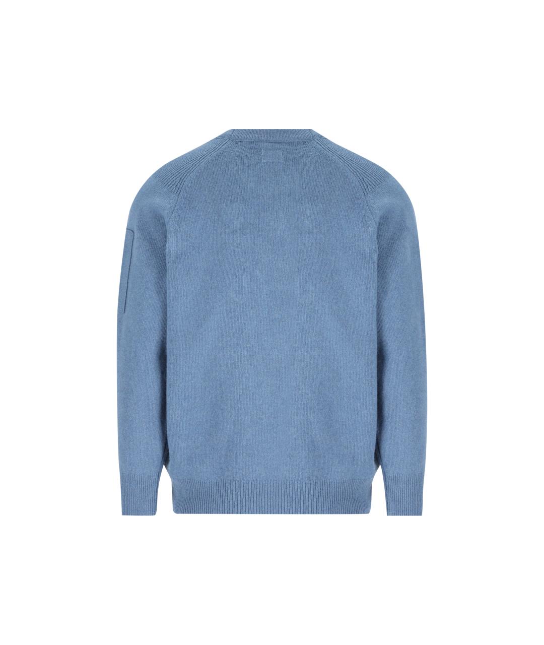 CP COMPANY Голубой шерстяной джемпер / свитер, фото 2