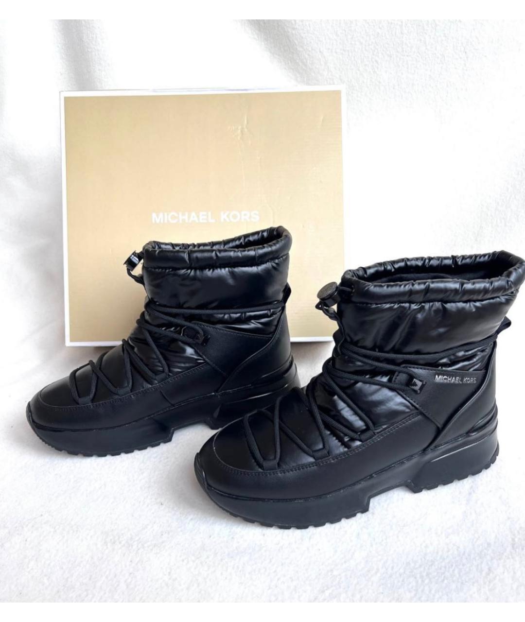 MICHAEL KORS Черные полусапоги, фото 7