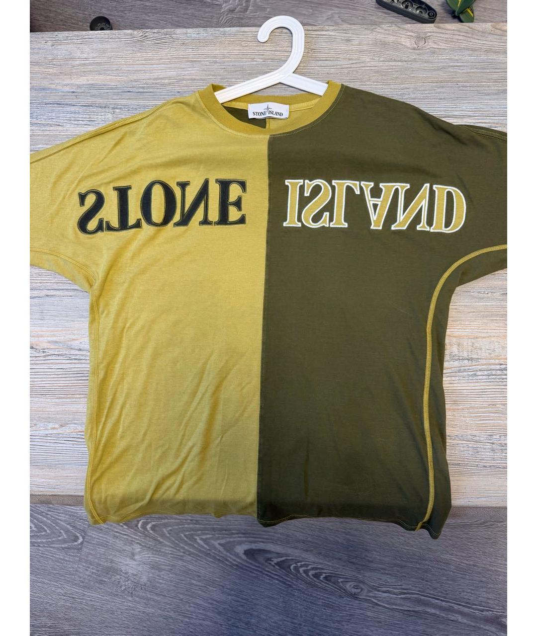STONE ISLAND Зеленая футболка, фото 6