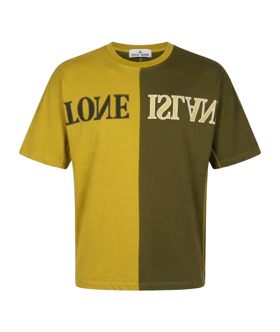 STONE ISLAND Зеленая футболка, фото 1