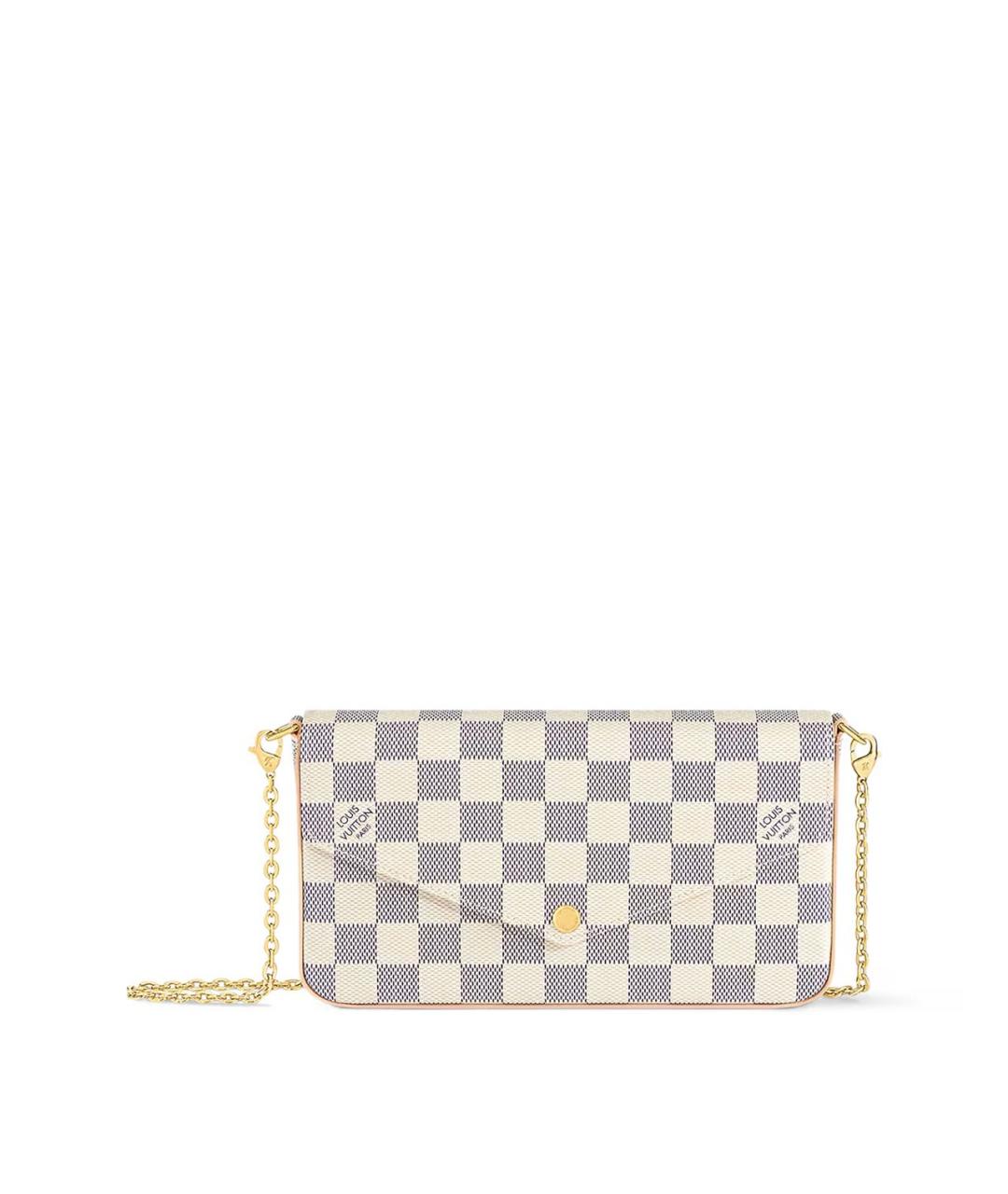 LOUIS VUITTON Белая сумка через плечо, фото 6