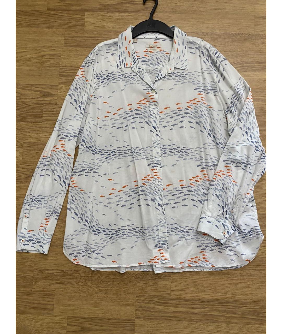 BARBOUR Белая хлопковая рубашка, фото 7