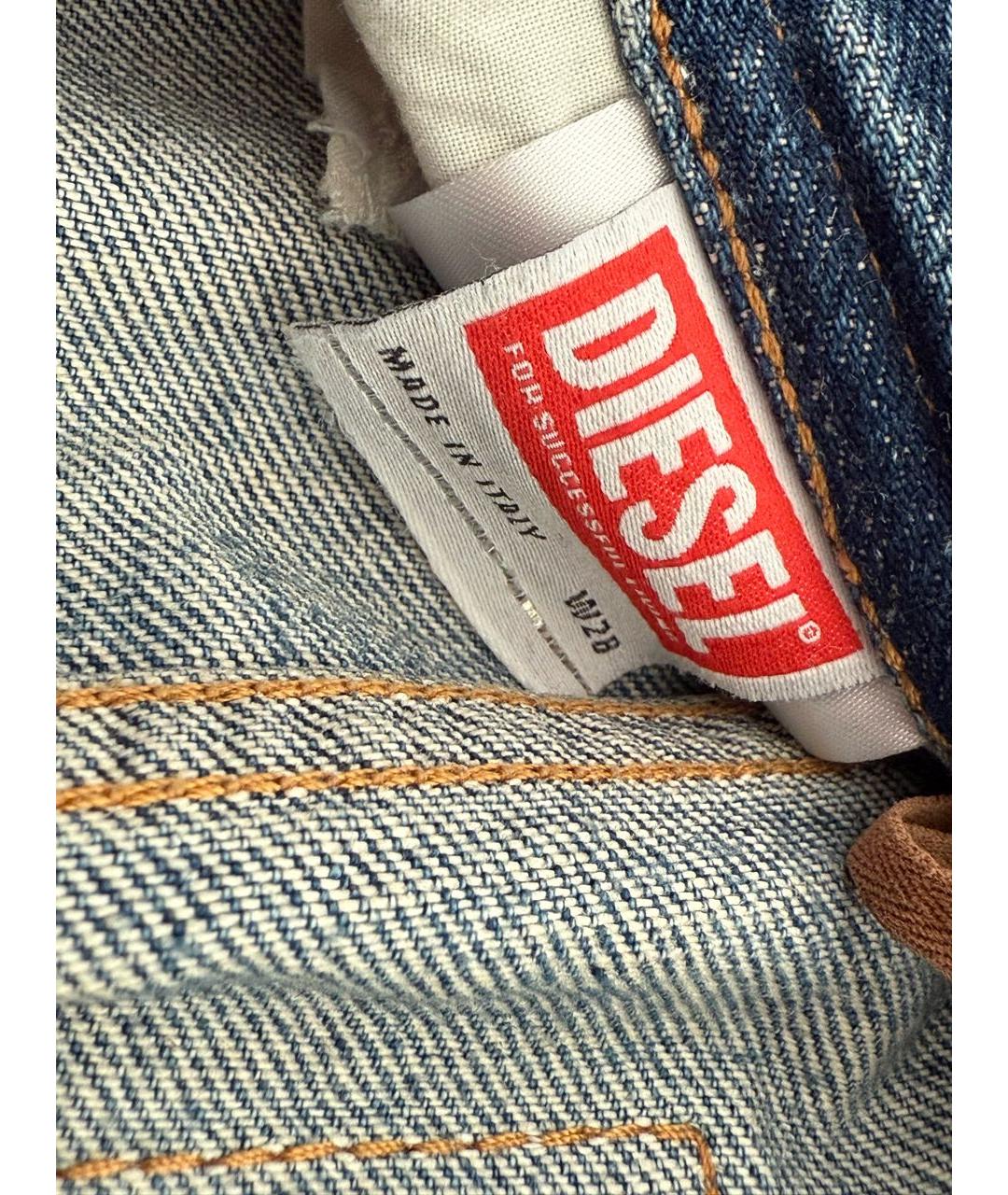 DIESEL Голубые текстильные ботфорты, фото 4