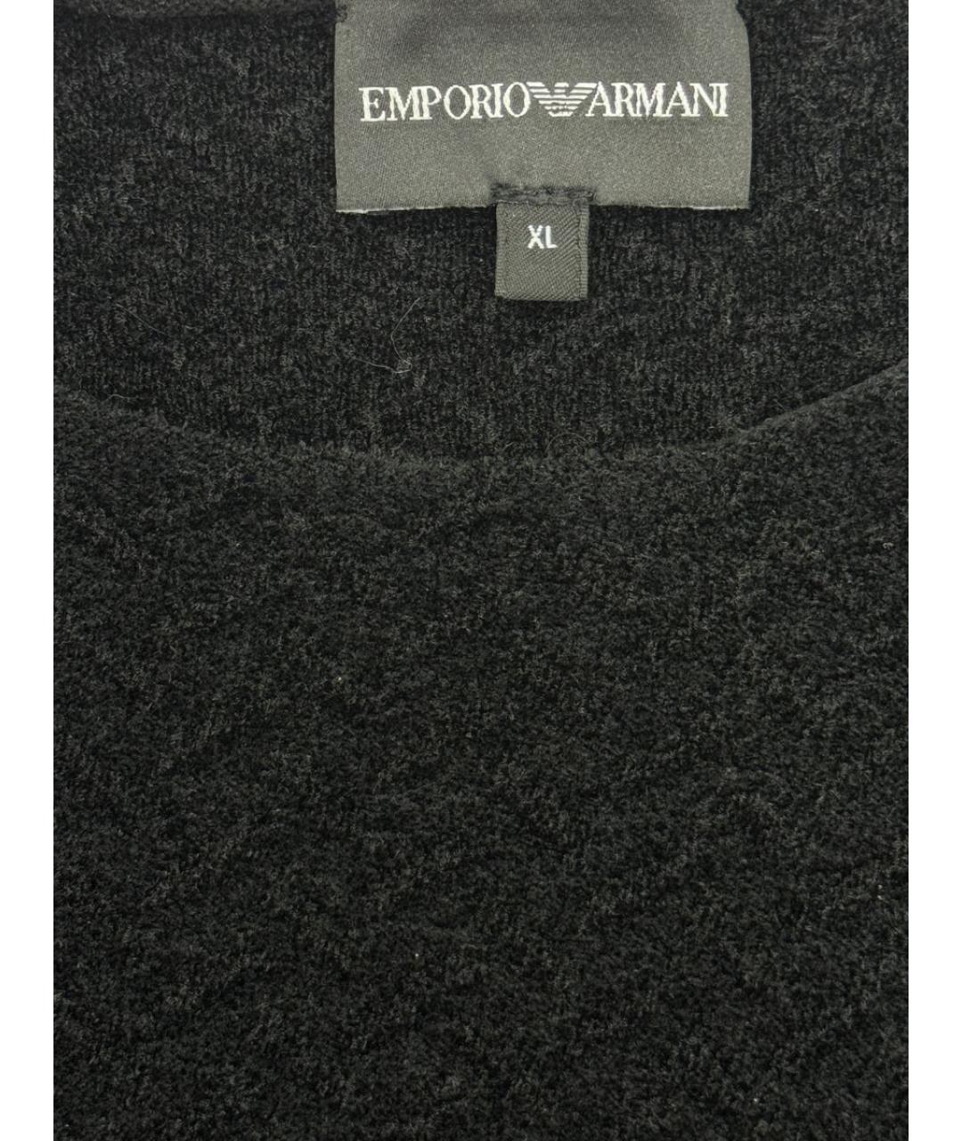 EMPORIO ARMANI Черный джемпер / свитер, фото 3