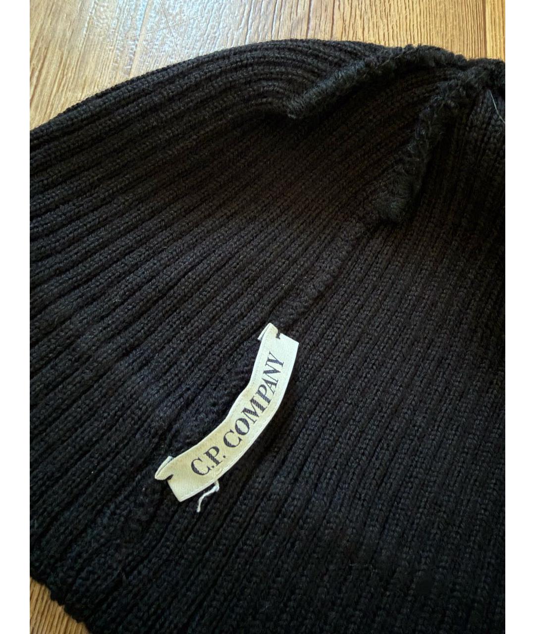 CP COMPANY Черная шерстяная шапка, фото 4