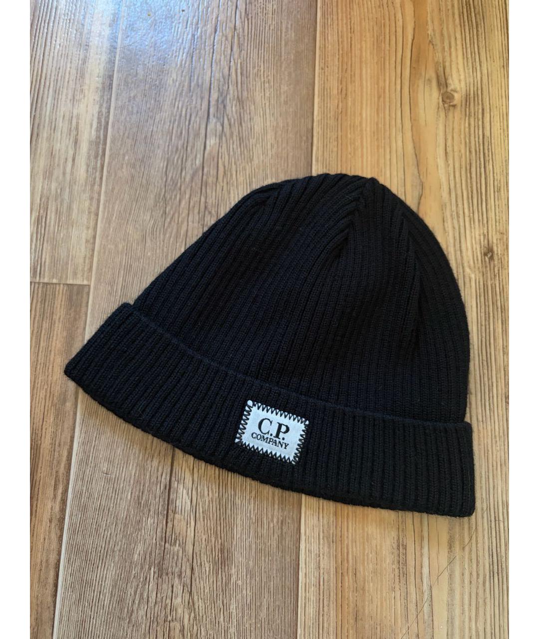 CP COMPANY Черная шерстяная шапка, фото 5