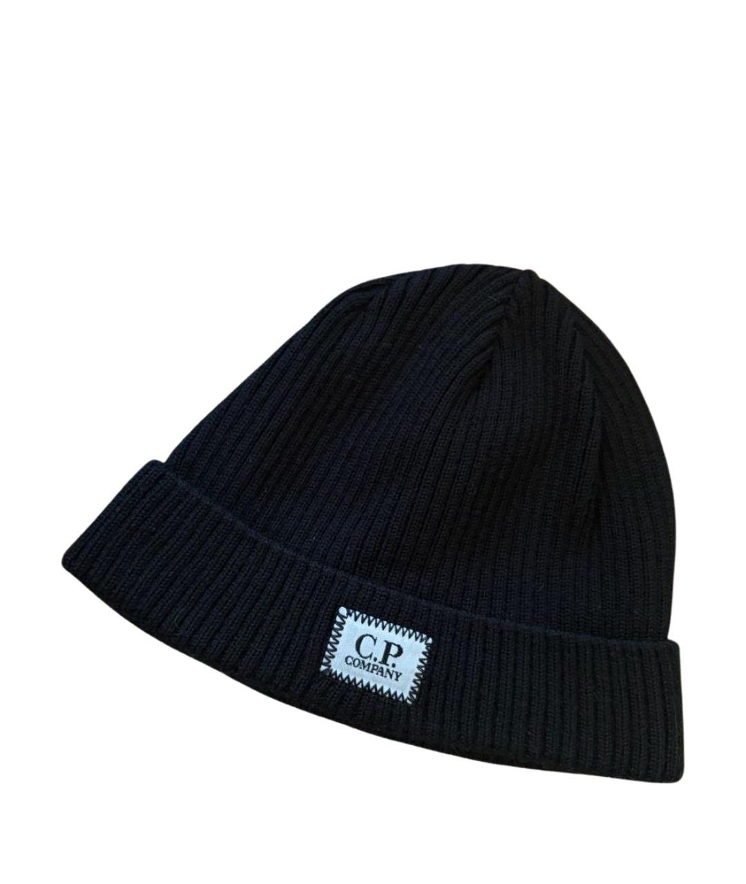 CP COMPANY Черная шерстяная шапка, фото 1