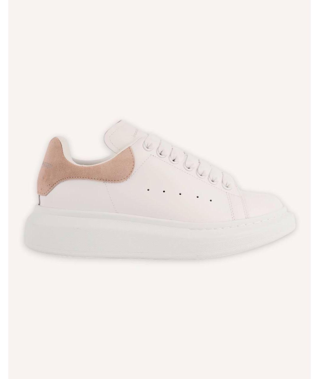ALEXANDER MCQUEEN Белые кожаные кеды, фото 8