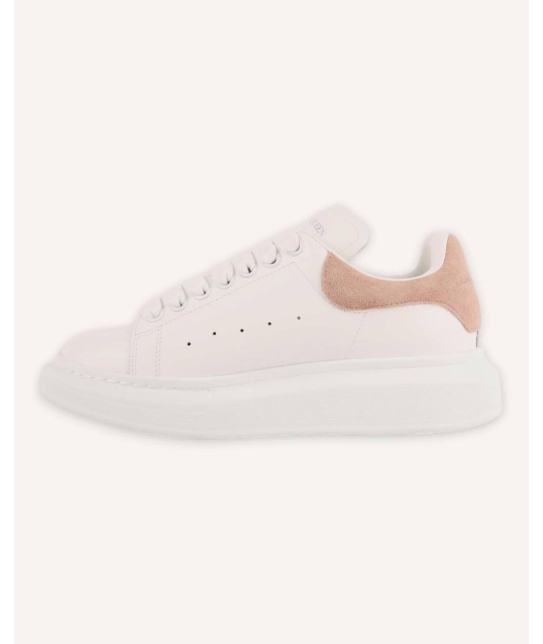 ALEXANDER MCQUEEN Белые кожаные кеды, фото 5