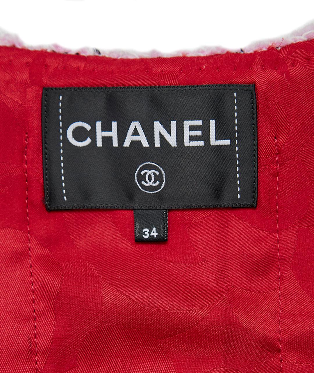 CHANEL Красный шерстяной костюм с брюками, фото 7