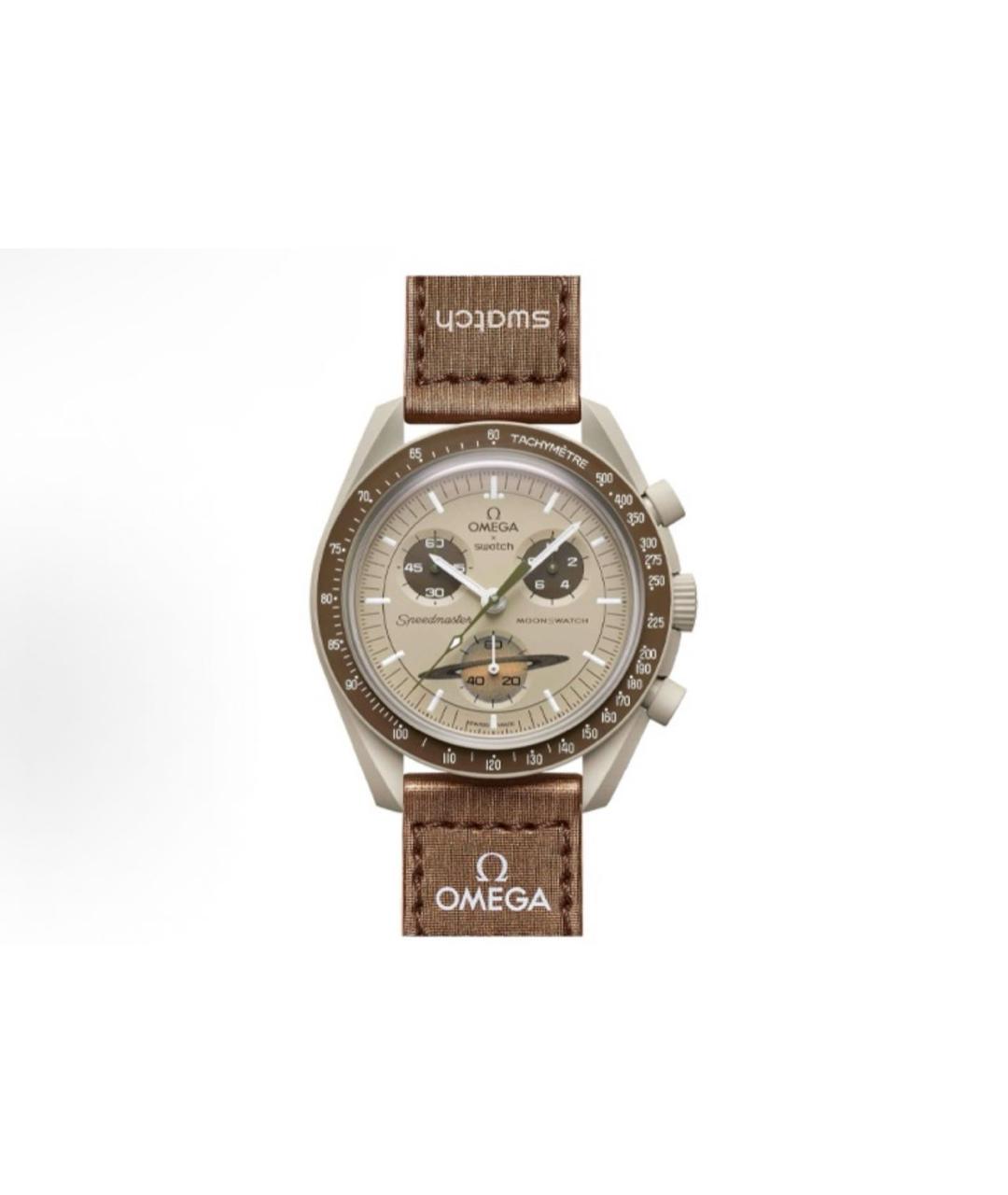 Swatch Бежевые керамические часы, фото 5