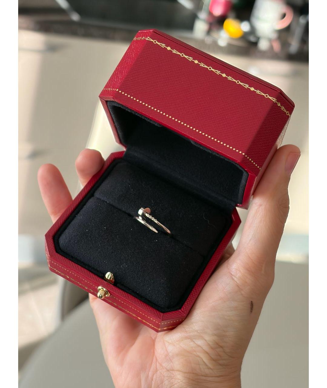 CARTIER Белое кольцо из белого золота, фото 4
