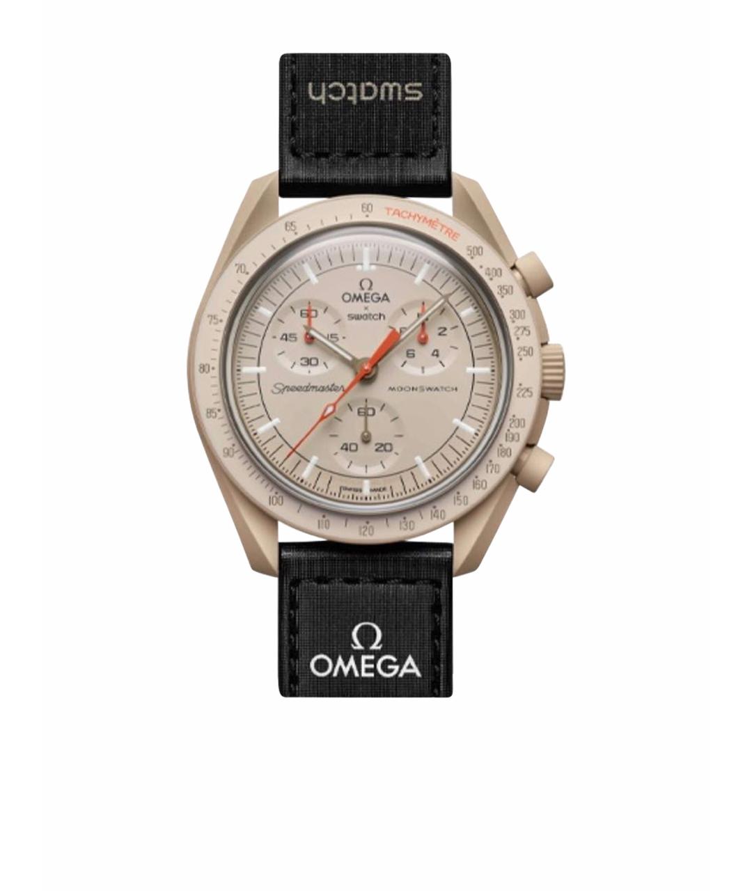 Swatch Бежевые керамические часы, фото 1