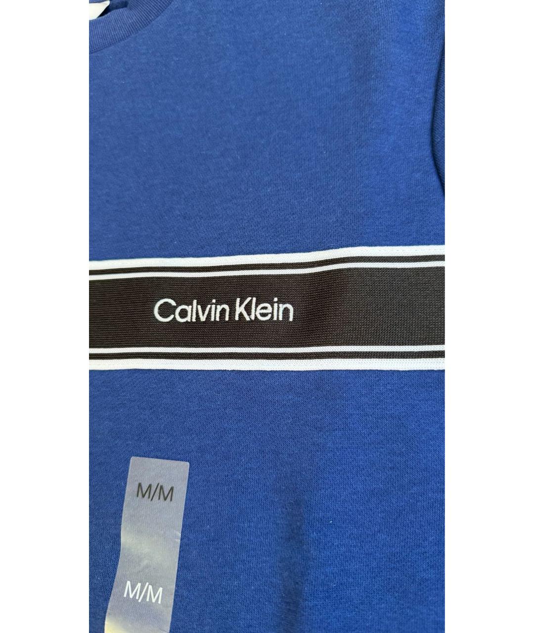 CALVIN KLEIN Синий хлопковый спортивный костюм, фото 4