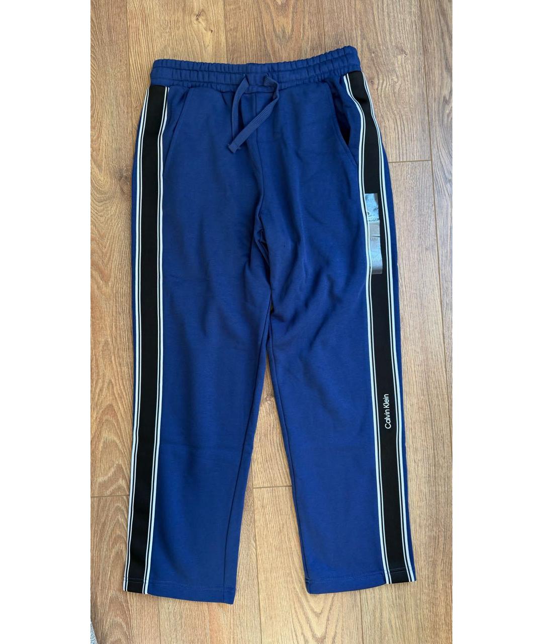 CALVIN KLEIN Синий хлопковый спортивный костюм, фото 2