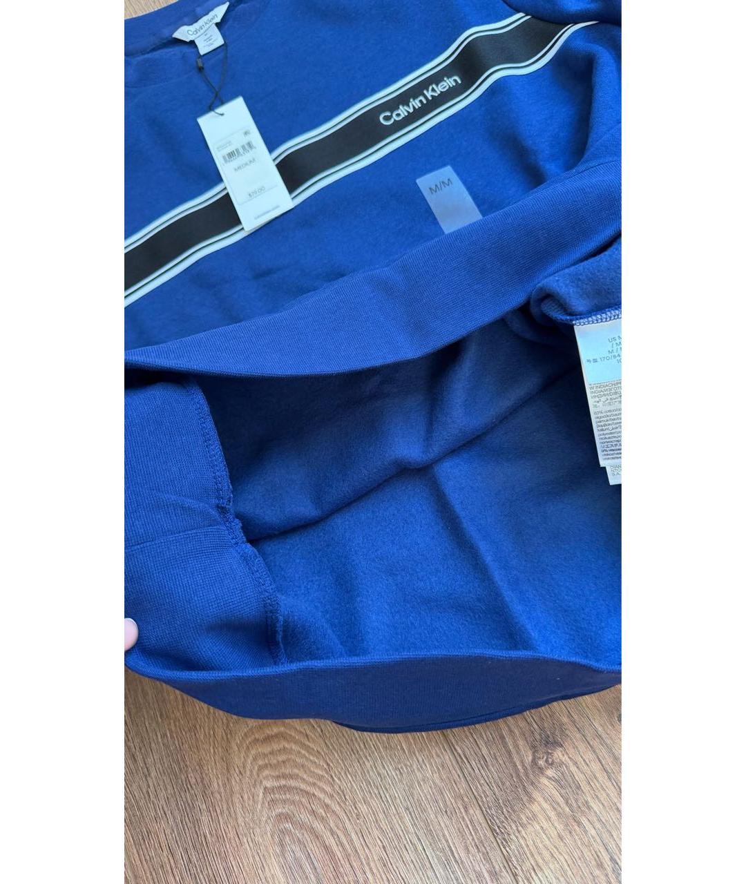 CALVIN KLEIN Синий хлопковый спортивный костюм, фото 6