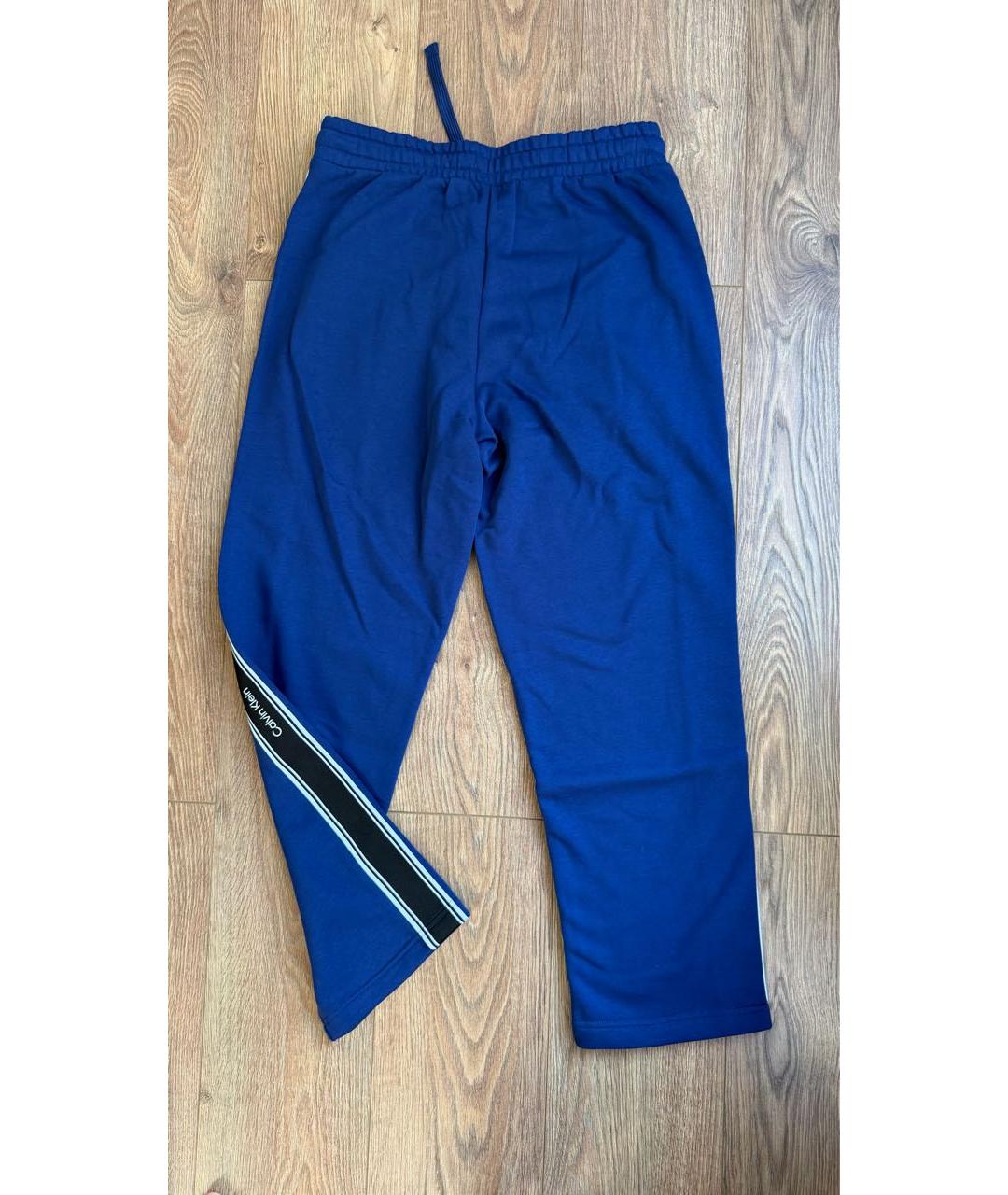 CALVIN KLEIN Синий хлопковый спортивный костюм, фото 8