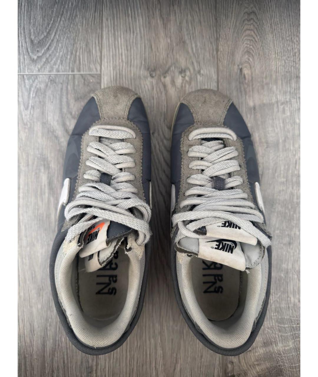 NIKE Серые текстильные кроссовки, фото 3