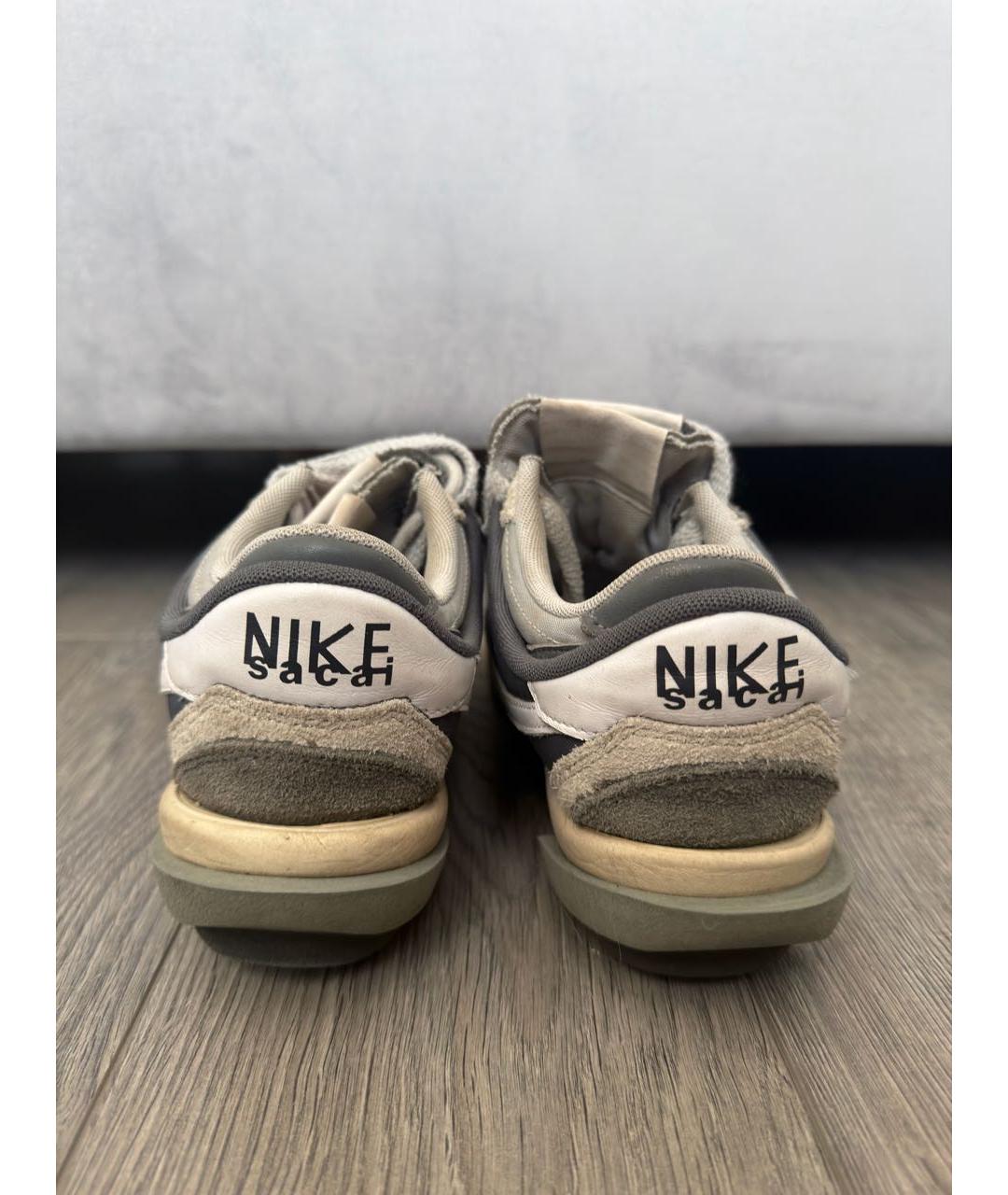 NIKE Серые текстильные кроссовки, фото 4