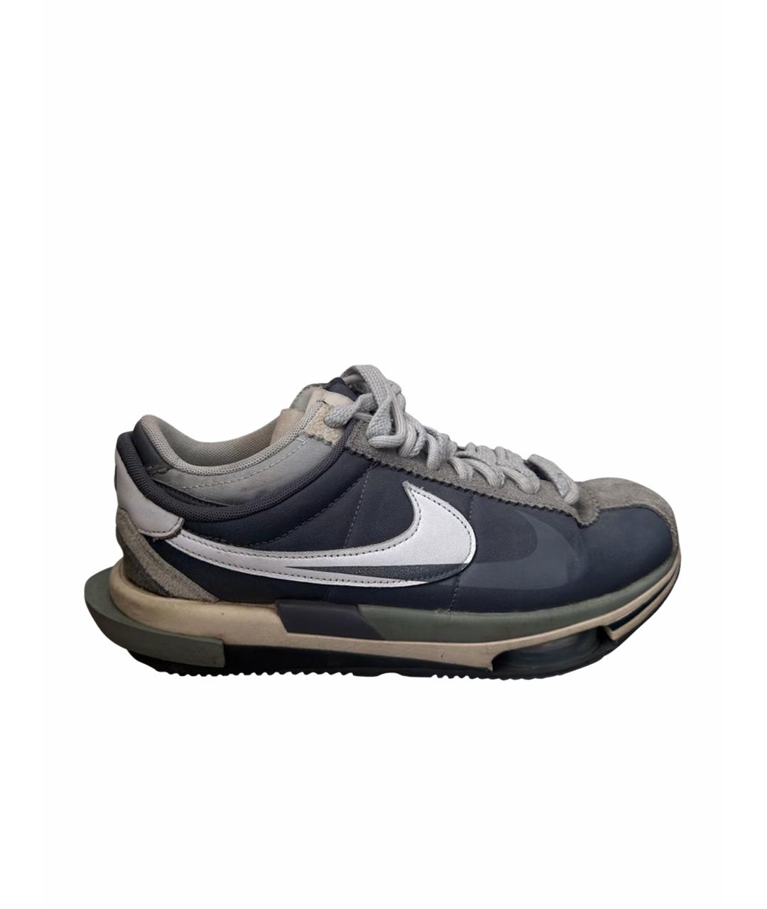 NIKE Серые текстильные кроссовки, фото 1