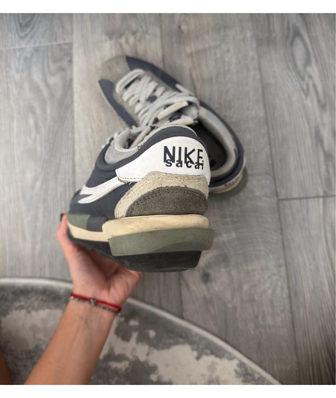 NIKE Серые текстильные кроссовки, фото 6