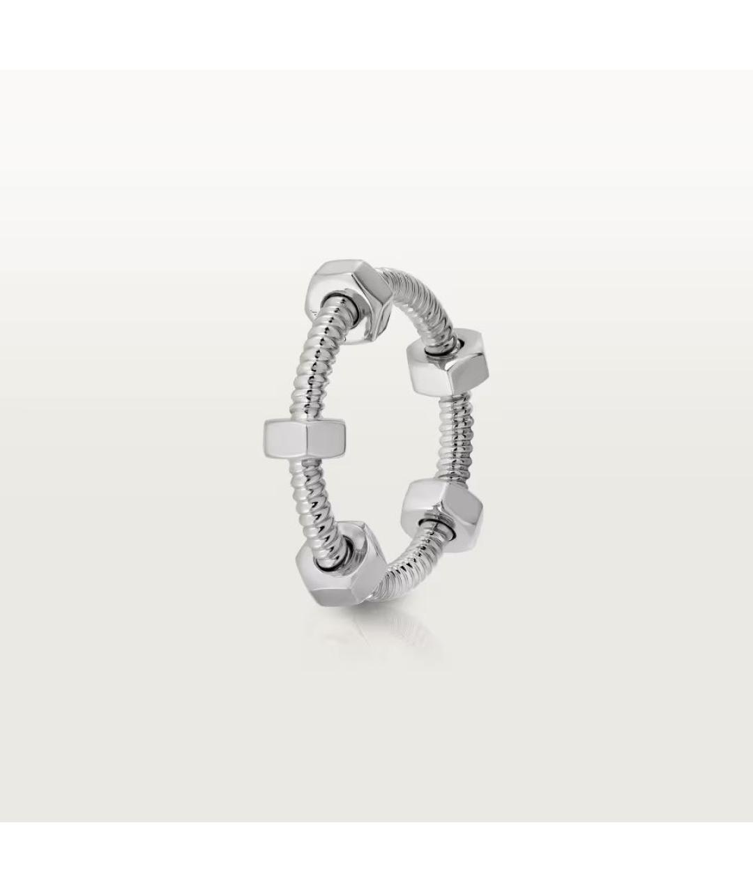CARTIER Серебряное кольцо из белого золота, фото 4