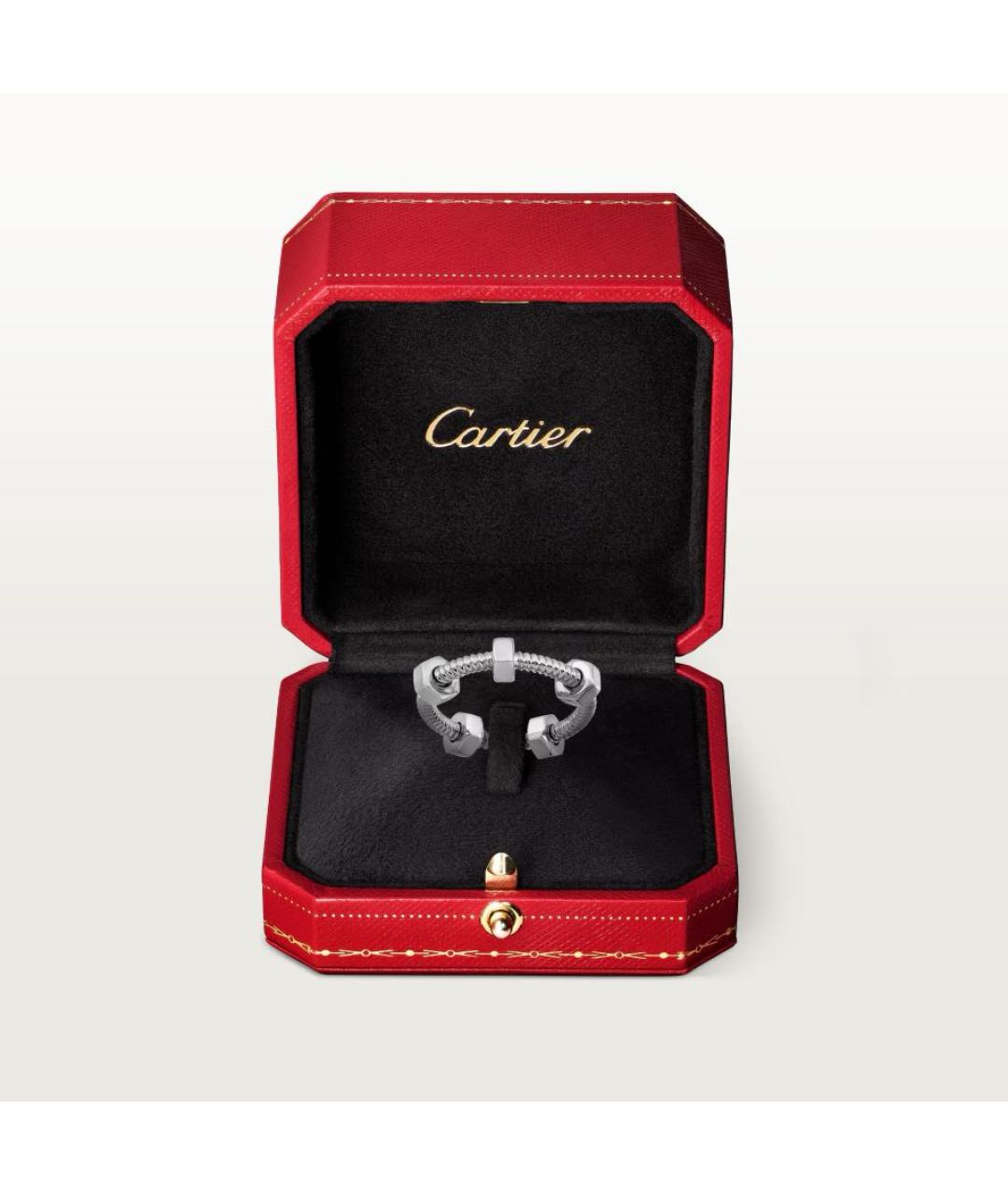 CARTIER Серебряное кольцо из белого золота, фото 6