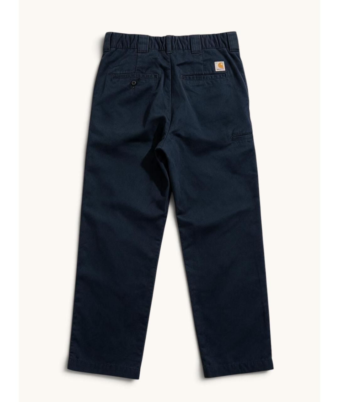 CARHARTT Черные хлопковые брюки чинос, фото 2