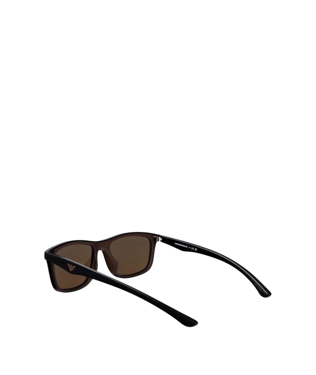 EMPORIO ARMANI Коричневые солнцезащитные очки, фото 3