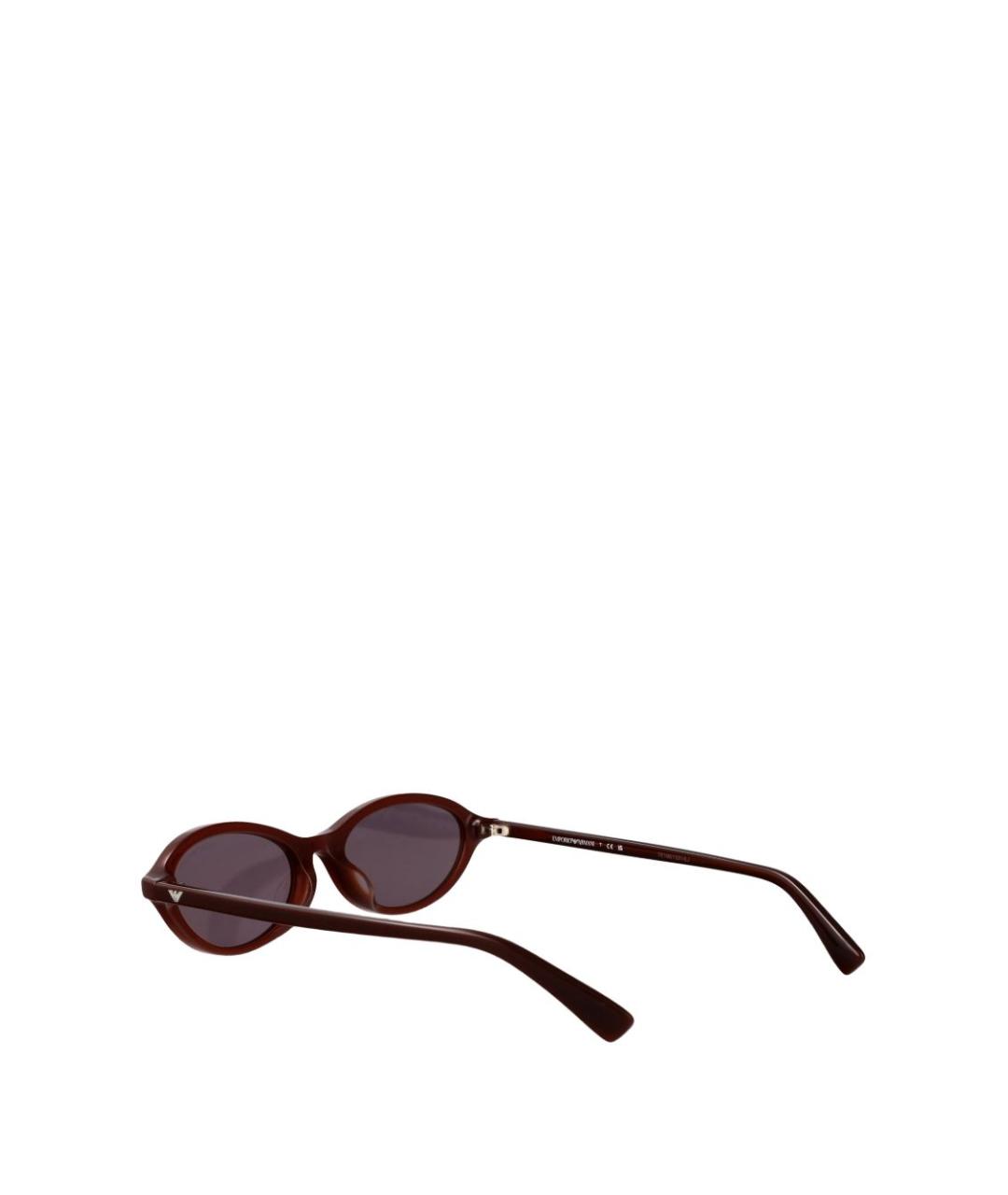 EMPORIO ARMANI Коричневые солнцезащитные очки, фото 3