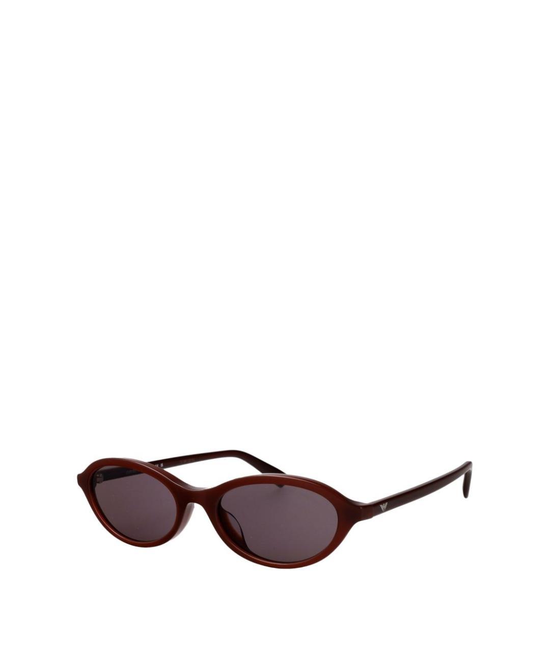 EMPORIO ARMANI Коричневые солнцезащитные очки, фото 4