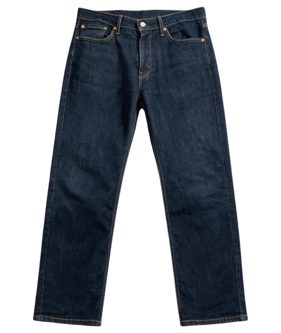 LEVI'S Темно-синие хлопковые прямые джинсы, фото 1