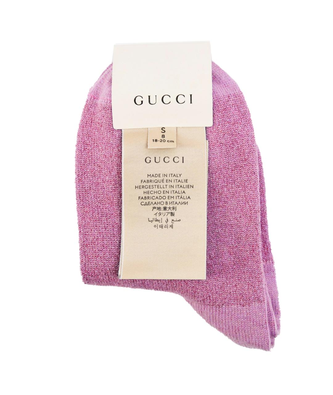 GUCCI Розовые носки, чулки и колготы, фото 2