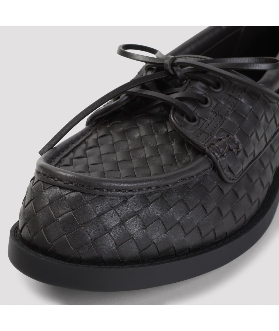 BOTTEGA VENETA Коричневые кожаные лоферы, фото 5