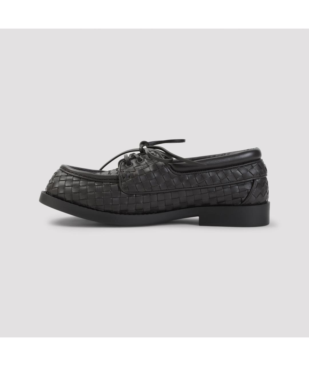 BOTTEGA VENETA Коричневые кожаные лоферы, фото 3