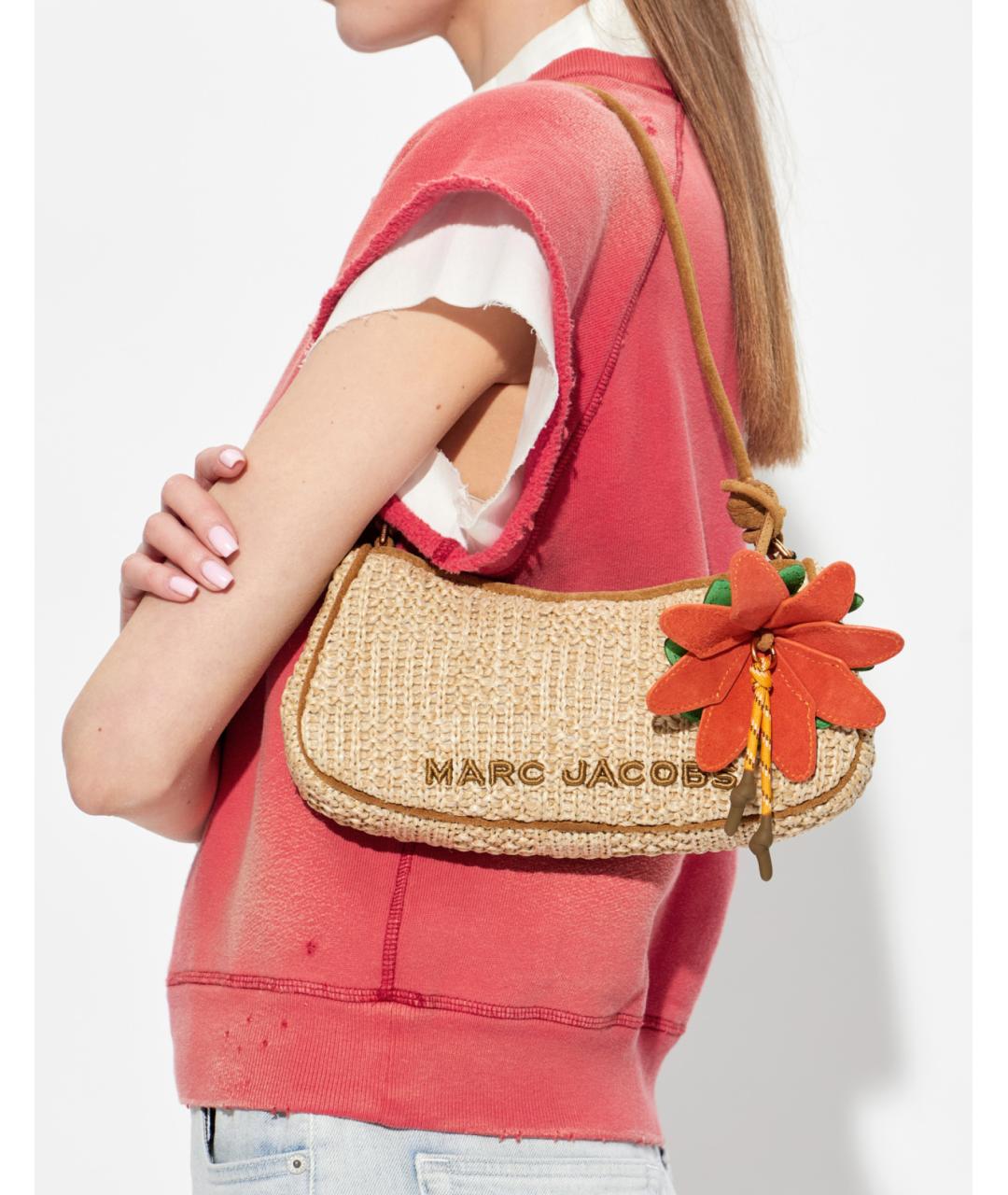 MARC JACOBS Бежевая сумка через плечо, фото 5