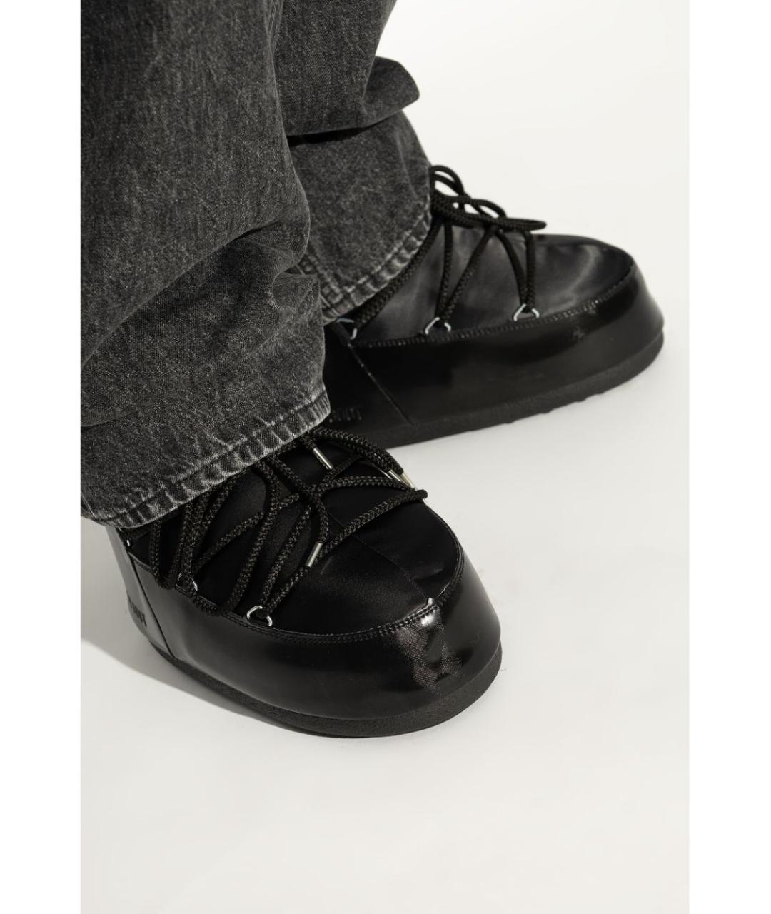 MOON BOOT Черные ботинки, фото 4